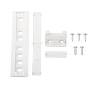 Built In Refrigerator Slide Rails, Mobile Glide Mechanism, integrated fridge door sliders for Fridge Shelves Space Optimization White