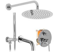 Built-in Shower Set Rea Lungo Chrome + Box