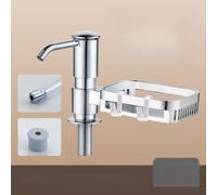 Built-in Soap Dispenser 39in Hose Kitchen Sink Pump(silver)