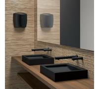 Built In Soap Dispenser Delabie BINOPTIC Infrared sensor, 1 L container Wall mounted Black