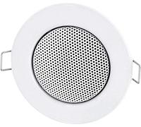 Built-in speaker full metal 3W, mounting diameter 60 mm, halogen design, white