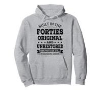 Built In The Forties Original And Unrestored Vintage 1940s Pullover Hoodie