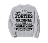 Built In The Forties Original And Unrestored Vintage 1940s Sweatshirt
