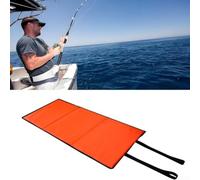 Built-in weighing scale, tri-fold design, 210D Oxford fabric, moisture resistant, carp coarse fishing(Orange-red)