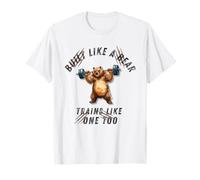 Built Like a Bear Trains One, Too Funny Gym Workout Humor T-Shirt