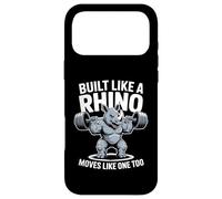 Built Like A Rhino Moves Like One Too Gym Strength Case for iPhone 17 Pro Max