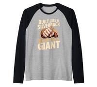 Built Like A Silverback Gentle Like A Giant Raglan Baseball Tee