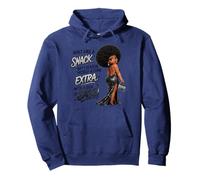 Built Like A Snack Extra With A Side Of Sass Melanin Queen Pullover Hoodie