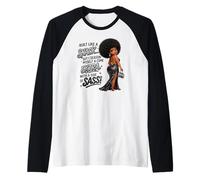 Built Like A Snack Extra with A Side of Sass Melanin Queen Raglan Baseball Tee
