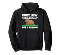Built Low To The Ground For A Reason Funny Wombat Lover Pullover Hoodie
