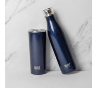 BUILT New York BUILT Double Walled 740ml Water Bottle & 590ml Double Walled Travel Mug Set - Midnight Blue BUILT New York Blue