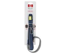 Built New York BUILT PET Medium Double Handled NightSafe™ Reflective Lead - Blue - Blue