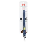Built New York BUILT PET Small Double Handled NightSafe™ Reflective Lead - Blue - Blue