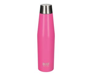 BUILT New York Insulated Water Bottle 540ml in Bright Pink BUILT New York Bright Pink