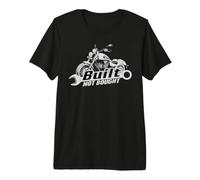 Built Not Bought Motorcycle Garage T-Shirt Premium T-Shirt