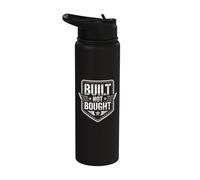 Built Not Bought Tactical Discipline Stainless Steel Insulated Water Bottle