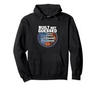 Built Not Guessed Engineering Blueprint Pullover Hoodie