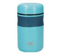 Built Double Wall Vacuum Insulated Food Flask for Hot and Cold Foods, Stainless Steel, Teal, 490 ml, Retro