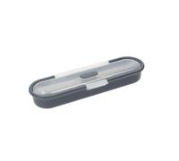 Built NY Travel Cutlery Set in Case, 18/8 Stainless Steel Spoon, Knife & Fork, 20 x 6 x 3cm in Grey | Size: 20 x 6 x 3 cm Built NY Grey 20 x 6 x 3 cm