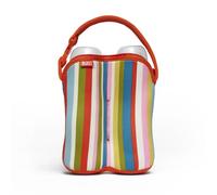 Built NY Two Bottle Tote Baby Pink Stripe