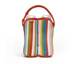 Built NY Two Bottle Tote Baby Pink Stripe