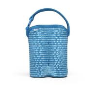 Built NY Two Bottle Tote Dribble Dots (Blue)