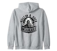 Built on a Rock Unshakable Zip Hoodie