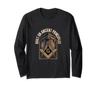 Built On Ancient Principles Masonic Brotherhood Long Sleeve T-Shirt