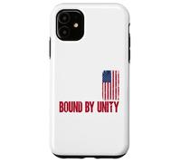 Built on Bravery Design - Bound by Unity USA Flag Graphic Case for iPhone 11