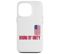 Built on Bravery Design - Bound by Unity USA Flag Graphic Case for iPhone 13 Pro