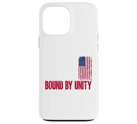 Built on Bravery Design - Bound by Unity USA Flag Graphic Case for iPhone 13 Pro Max