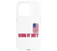 Built on Bravery Design - Bound by Unity USA Flag Graphic Case for iPhone 15 Pro