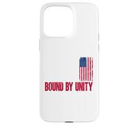 Built on Bravery Design - Bound by Unity USA Flag Graphic Case for iPhone 15 Pro Max