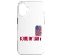 Built on Bravery Design - Bound by Unity USA Flag Graphic Case for iPhone 16