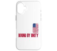 Built on Bravery Design - Bound by Unity USA Flag Graphic Case for iPhone 16 Plus
