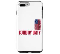 Built on Bravery Design - Bound by Unity USA Flag Graphic Case for iPhone 7 Plus/8 Plus
