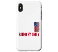 Built on Bravery Design - Bound by Unity USA Flag Graphic Case for iPhone X/XS