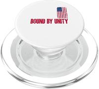 Built on Bravery Design - Bound by Unity USA Flag Graphic PopSockets PopGrip for MagSafe