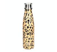 Built Perfect Seal Leakproof Insulated Water Bottle/Thermal Flask, Stainless Steel, 480 ml, Leopard
