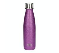 Built Purple Glitter 500ml Stainless Steel Water Bottle Purple