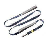 Built Pet Medium Double Handled Nightsafe Reflective Lead - Blue