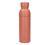 Built Planet Bottle, Eco Friendly Recycled Water Bottle Made from Approx. 15 Plastic Bottles, Leakproof, Reusable and BPA Free, Coral Pink, 500ml