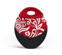 BUILT Pot Holder Damask, Cranberry Red