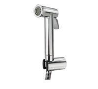 Built Right Bidet Shower Kit - Stainless Steel Douche Sprayer with 1.2m Hose - Handheld Toilet Shattaf (Stainless Steel Bidet - Sprayer Head, Hose & On-Off Valve)