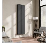 Built Right Designer Radiator Flat Panel Single Vertical Anthracite 1800 X 420