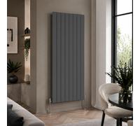 Built Right Designer Radiator Flat Panel Single Vertical Anthracite 1800 X 560