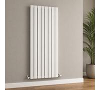 Built Right Designer Radiator Flat Panel Single Vertical White 1800 X 560