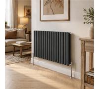 Built Right Designer Radiator Oval Panel Double Horizontal 600 X 1020