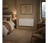 Built Right Designer Radiator Oval Panel Double Horizontal 600 X 1200