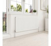 Built Right Designer Radiator Oval Panel Double Horizontal 600 X 1380